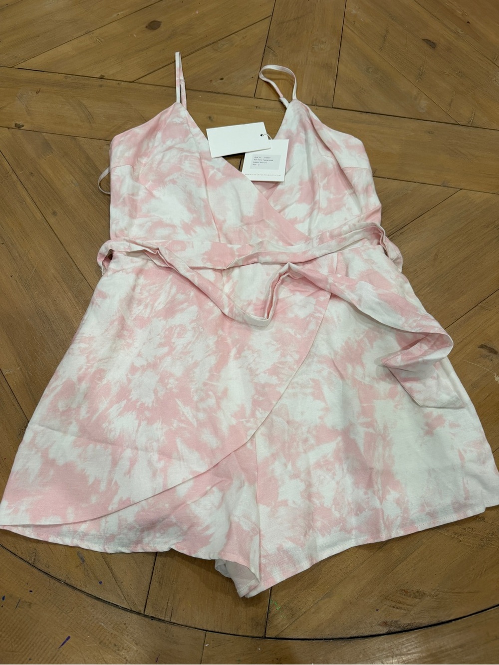 TJD The Jetset Diaries Tie-Dye One-Piece Topanga Romper S NWT